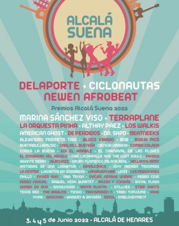 Alcalá Suena celebrará 70 conciertos gratuitos los días 3, 4 y 5 de junio en Alcalá de Henares