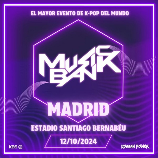 El gran evento de k-pop de la televisión coreana Musik Bank World Tour llegará a Madrid en octubre