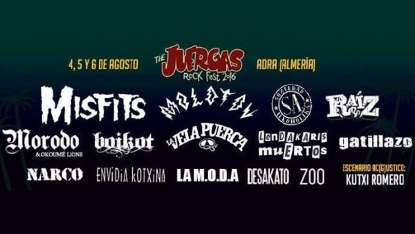 El Juergas Rock Festival de Adra programa nuevas bandas