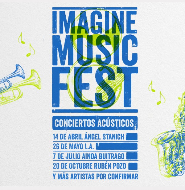 El tercer ciclo musical de hotel Imagine Music Fest 2023 empezará el 14 de abril