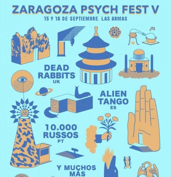 El Zaragoza Psych Fest celebrará su quinta edición en septiembre con 12 bandas