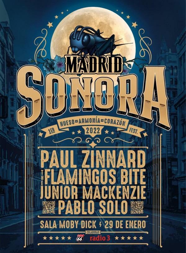 La sala Moby Dick acogerá el primer festival Madrid Sonora, dedicado a la americana music