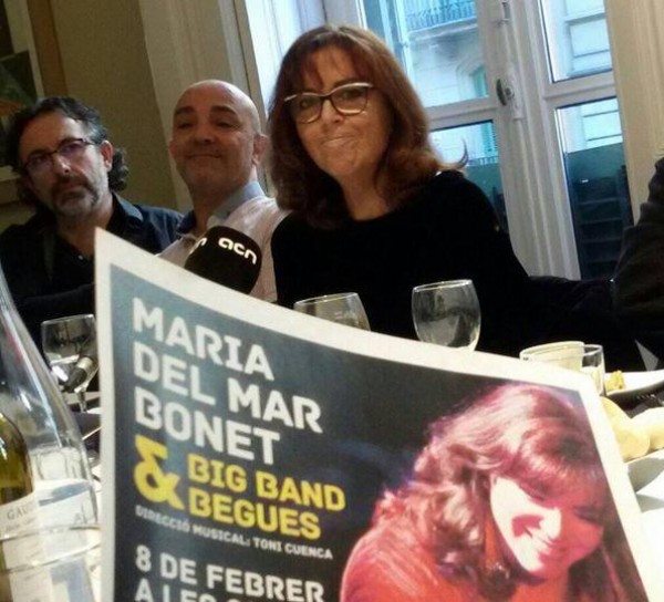 Maria del Mar Bonet pasa página de sus celebraciones de 50 años de carrera y este sábado actúa la Big Band Begues