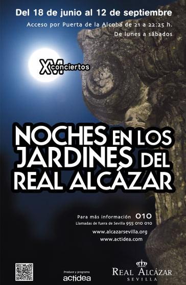 Vuelven las Noches en los Jardines del Real Alcázar de Sevilla 